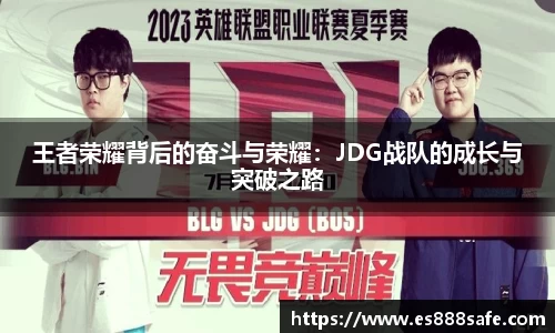 王者荣耀背后的奋斗与荣耀：JDG战队的成长与突破之路